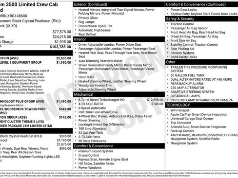 Used 2024 RAM 3500 Limited w/ Night Edition AWD/4WD image 5
