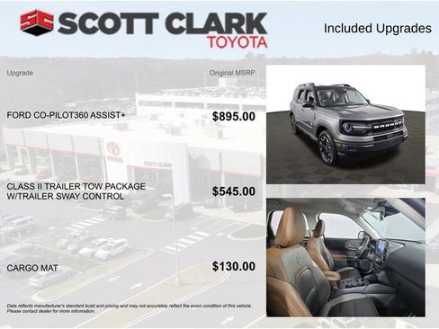 Used 2021 Ford Bronco Sport Outer Banks AWD/4WD image 4