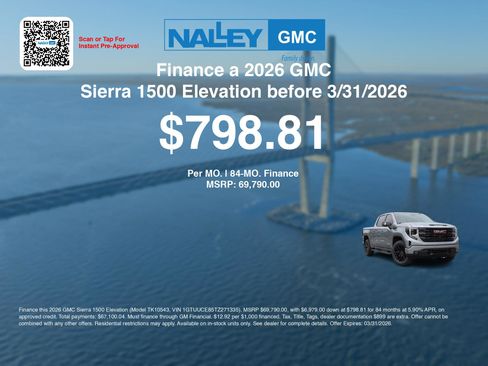 New 2026 GMC Sierra 1500 Elevation w/ Elevation Premium Package image 7