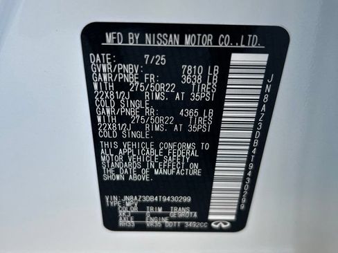 Used 2026 INFINITI QX80 4WD image 3