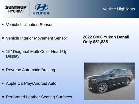 Used 2022 GMC Yukon Denali w/ Denali Premium Package image 39