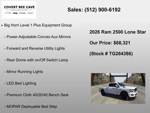 New 2026 RAM 2500 Lone Star AWD/4WD image 24