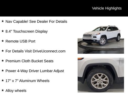 Used 2017 Jeep Cherokee Latitude w/ Comfort/Convenience Group AWD/4WD image 38