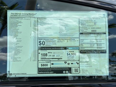 New 2026 BMW i4 eDrive40 w/ M Sport Package RWD image 34