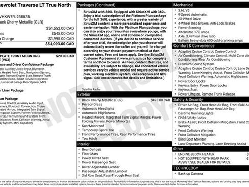 Used 2023 Chevrolet Traverse LT AWD/4WD image 40