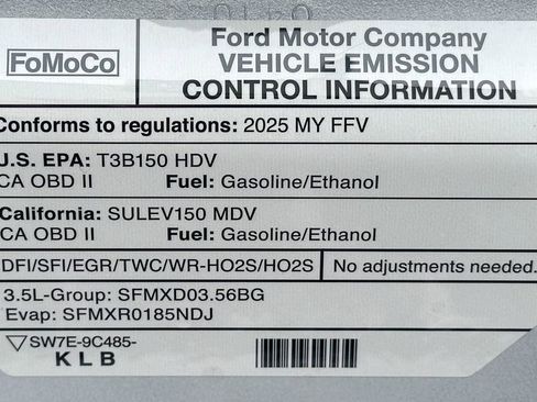 New 2025 Ford Transit 150 Low Roof w/ Load Area Protection Package RWD image 30