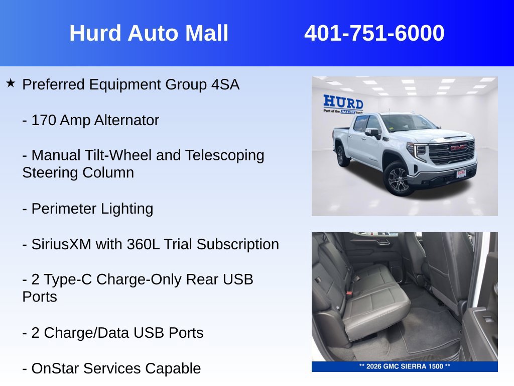 Certified 2026 GMC Sierra 1500 SLT AWD/4WD image 13