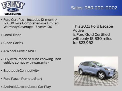 Certified 2023 Ford Escape Active image 5