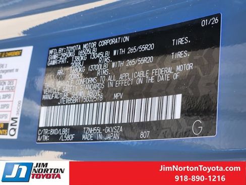 Used 2026 Toyota 4Runner Platinum AWD/4WD image 33
