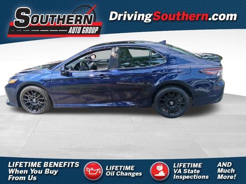 Used 2021 Toyota Camry LE FWD image 1