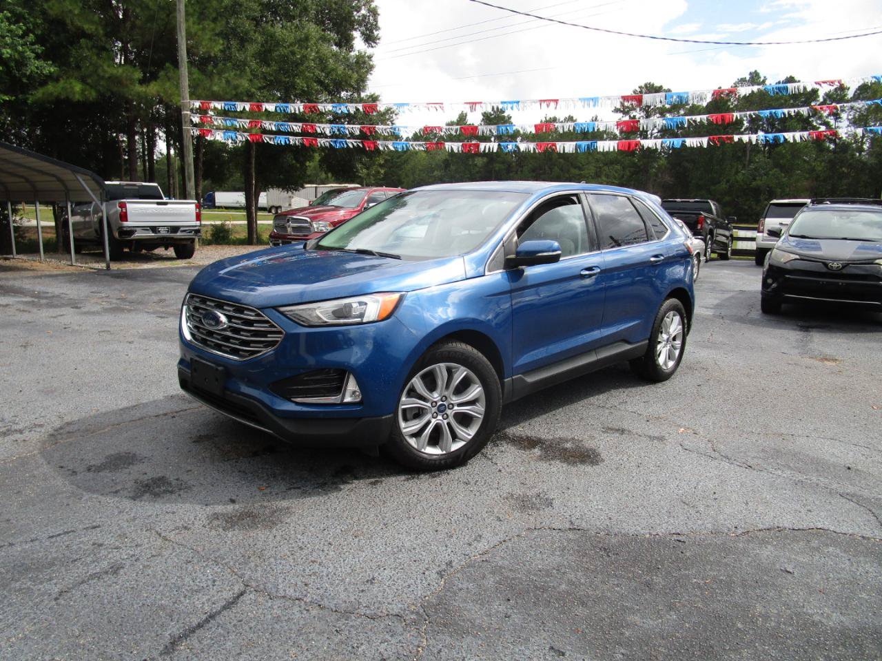 Used 2021 Ford Edge Titanium w/ Cargo Accessory Package FWD image 35