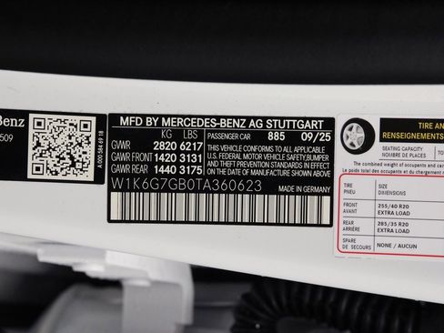 New 2026 Mercedes-Benz S 580 4MATIC Sedan image 19