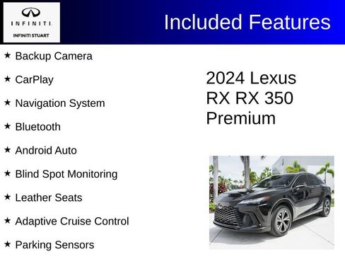 Used 2024 Lexus RX 350 Premium w/ Accessory Package (Z1) FWD image 2