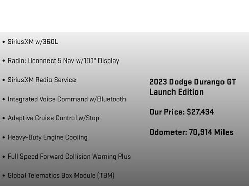 Used 2023 Dodge Durango GT RWD image 36