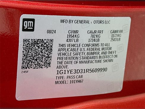 Used 2024 Chevrolet Corvette Z06 w/ Stealth Interior Trim Package image 29