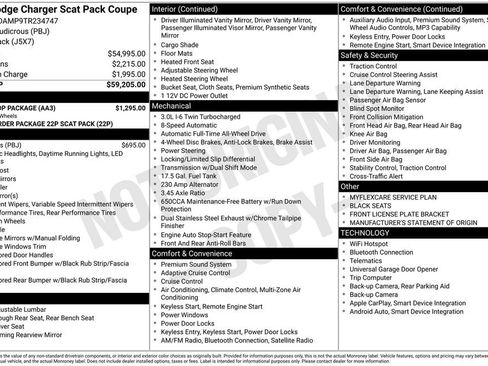 New 2026 Dodge Charger Scat Pack w/ Blacktop Package AWD/4WD image 6
