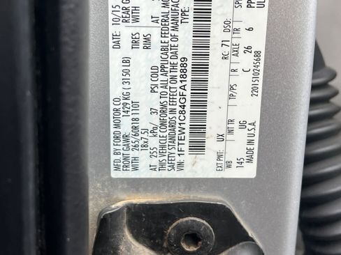 Used 2016 Ford F150 XLT w/ Equipment Group 302A Luxury image 35