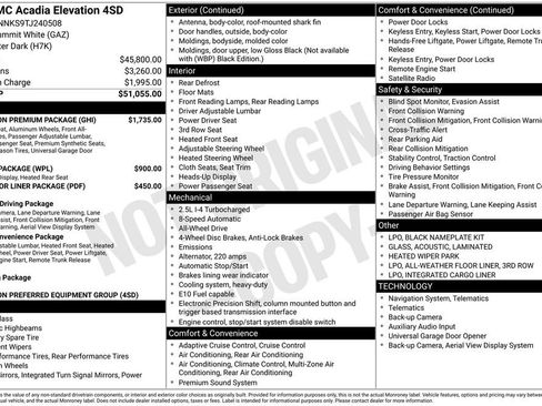 New 2026 GMC Acadia Elevation w/ Elevation Premium Package image 4