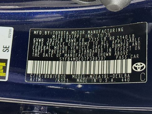 Certified 2026 Toyota Corolla LE image 28