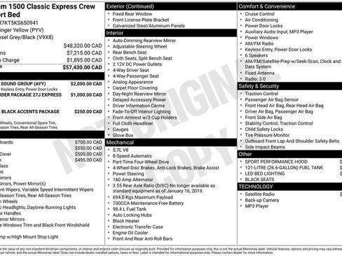 Used 2019 RAM 1500 Express w/ Wheel & Sound Group AWD/4WD image 30
