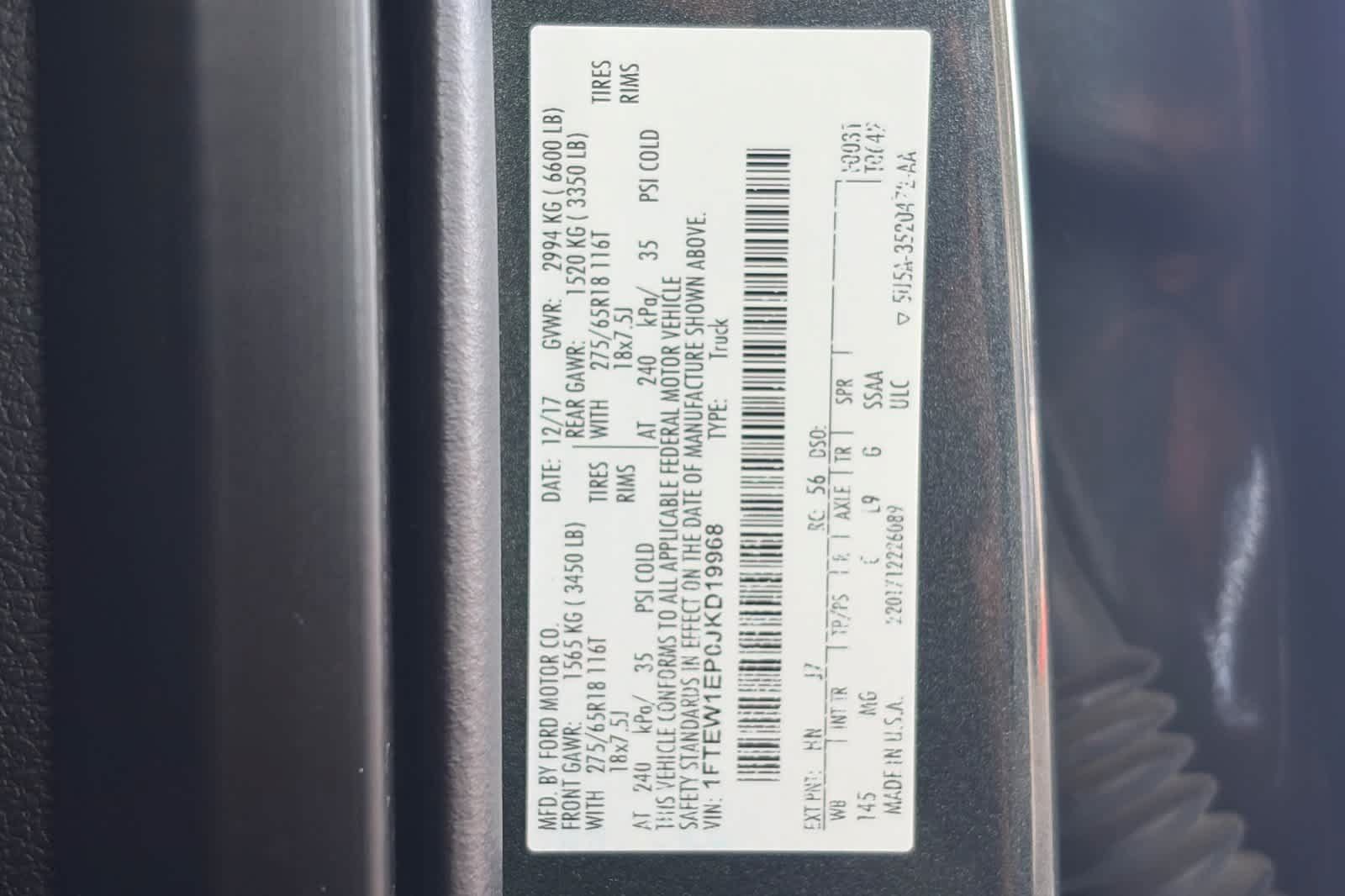 Used 2018 Ford F150 XLT w/ Equipment Group 302A Luxury AWD/4WD image 30