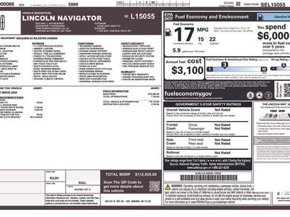 New 2025 Lincoln Navigator L Reserve w/ Jet Appearance Package