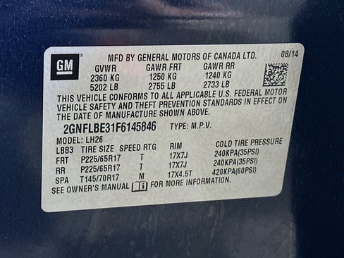 Used 2015 Chevrolet Equinox LT w/ Driver Convenience Package FWD image 12