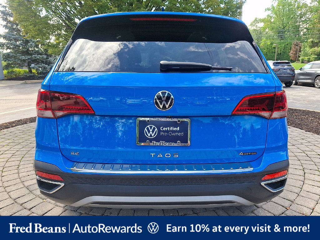 Certified 2023 Volkswagen Taos SE w/ Panoramic Sunroof Package AWD/4WD image 6