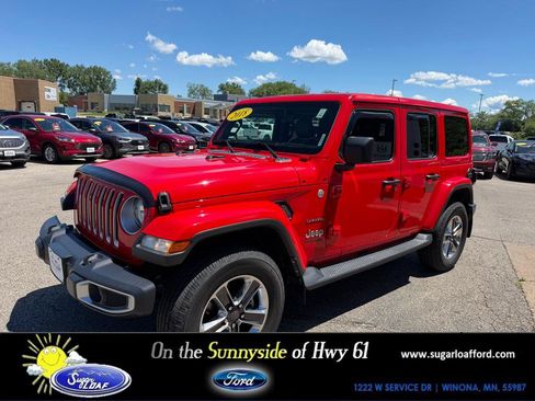 Used 2018 Jeep Wrangler Unlimited Sahara w/ Safety Group AWD/4WD image 1