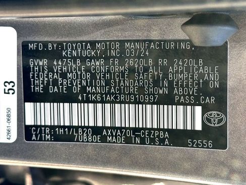 Certified 2024 Toyota Camry XSE w/ Cold Weather Package image 27