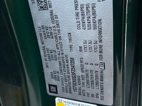 Used 2015 GMC Sierra 2500 4x4 Regular Cab w/ Snow Plow Prep Package image 17