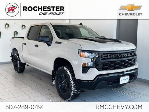 New 2026 Chevrolet Silverado 1500 Custom Trail Boss w/ Dark Appearance Package AWD/4WD image 1
