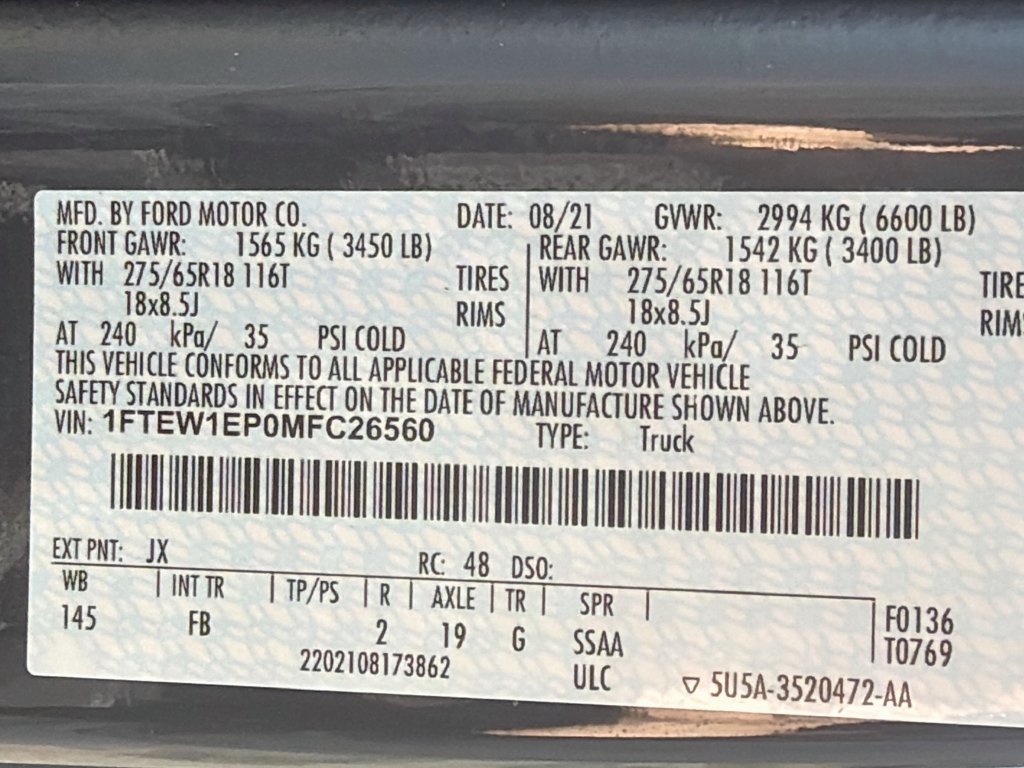 Used 2021 Ford F150 XLT w/ Equipment Group 302A High AWD/4WD image 34