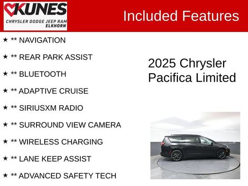 Used 2025 Chrysler Pacifica Limited FWD image 3