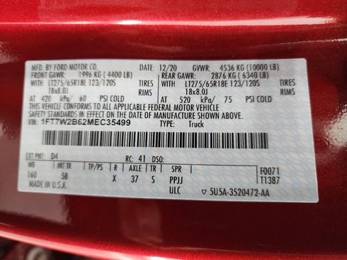 Used 2021 Ford F250 Lariat w/ Lariat Value Package image 63