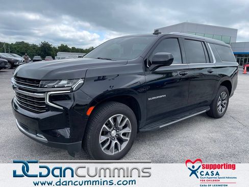 Used 2021 Chevrolet Suburban LT w/ Rear Media and Nav Package AWD/4WD image 1