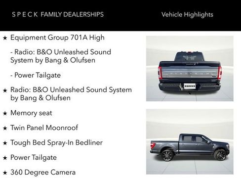 Used 2021 Ford F150 Platinum w/ Equipment Group 701A High image 14