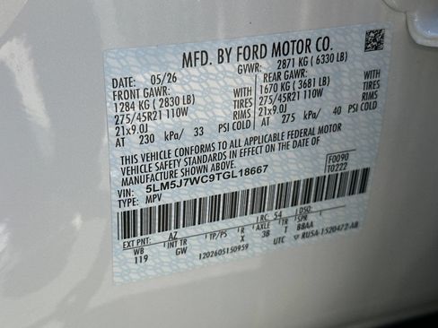 New 2026 Lincoln Aviator Reserve w/ Illumination Package RWD image 29