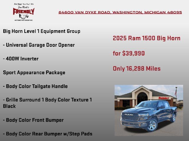 Used 2025 RAM 1500 Big Horn AWD/4WD image 20