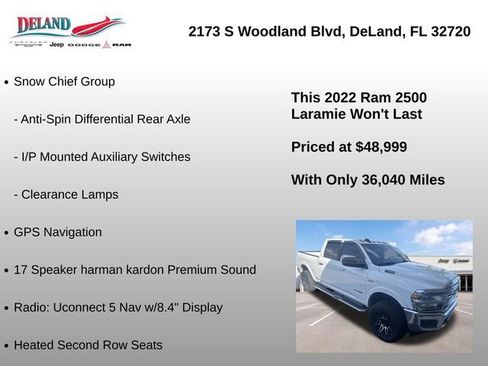 Used 2022 RAM 2500 Laramie AWD/4WD image 5