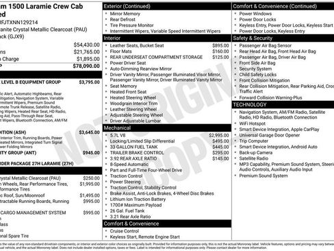 Used 2022 RAM 1500 Laramie AWD/4WD image 37