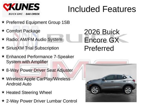 New 2026 Buick Encore GX Preferred w/ Comfort Package AWD/4WD image 2