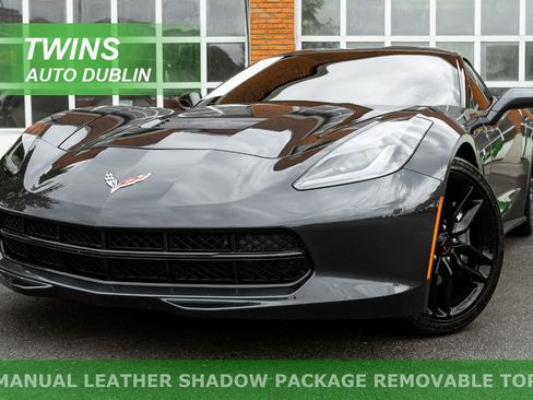 Used 2019 Chevrolet Corvette Stingray Coupe w/ Carbon Flash Badge Package RWD image 1