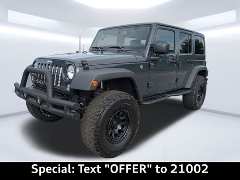 Used 2017 Jeep Wrangler Unlimited Sport w/ Quick Order Package 23S AWD/4WD image 7