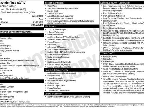 Used 2024 Chevrolet Trax ACTIV FWD image 2