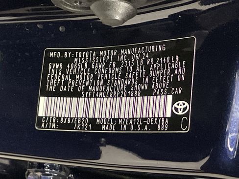 Certified 2024 Toyota Corolla XSE FWD image 36