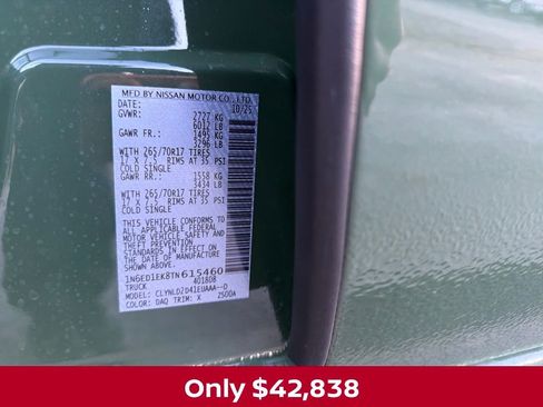 New 2026 Nissan Frontier PRO-4X w/ Tow Package image 6