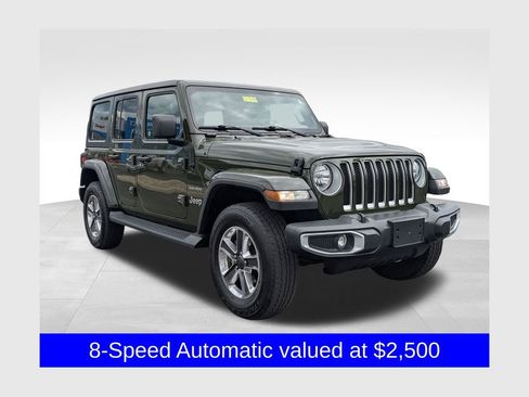 Used 2021 Jeep Wrangler Unlimited Sahara AWD/4WD image 1