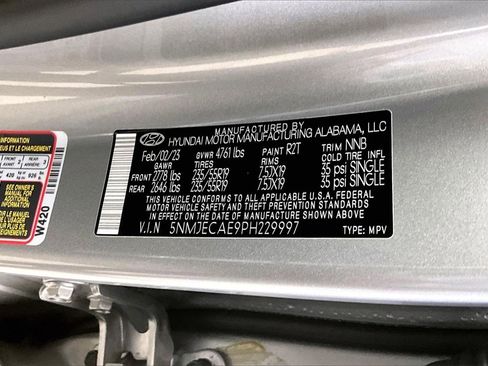 Certified 2023 Hyundai Tucson Limited w/ Cargo Package image 34