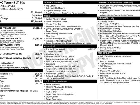 Used 2020 GMC Terrain SLT w/ Preferred Package AWD/4WD image 9